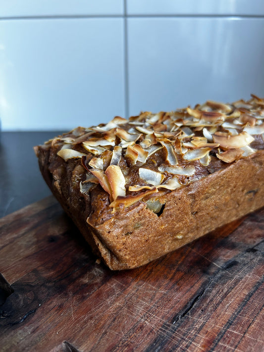 Kruidkoek met peertjes